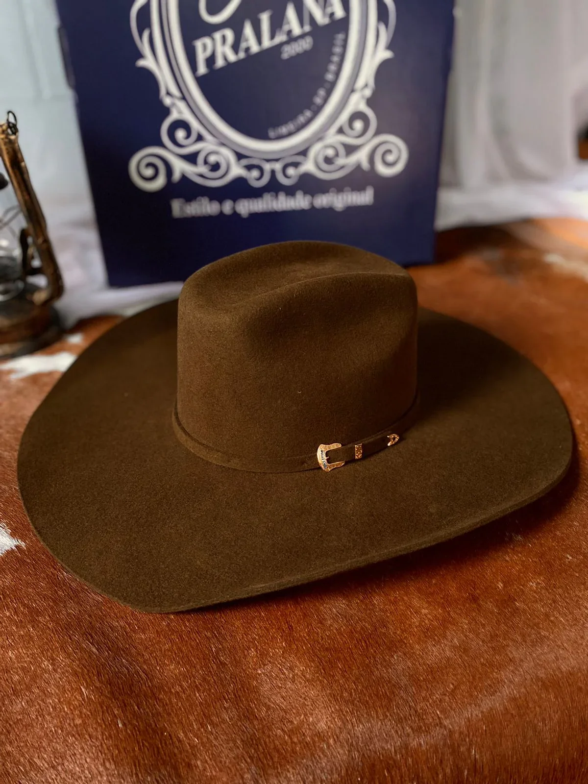 Chapéu Pralana Crossfelt Café