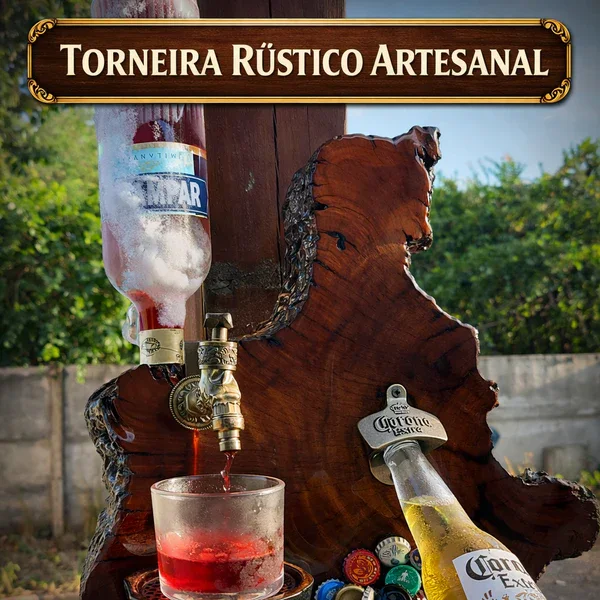 Torneira Rústica Artesanal